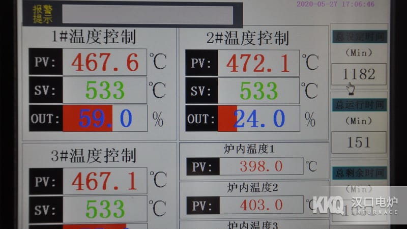 滲碳爐控溫系統